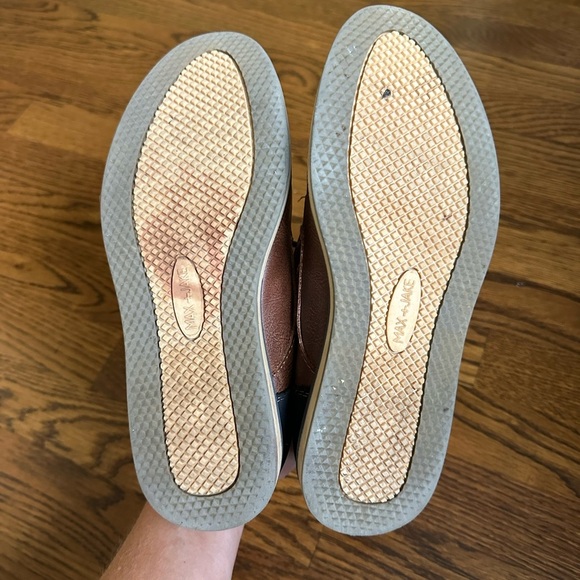 Kids Mens Brown Leather Shoes size 5 - Picture 3 of 12